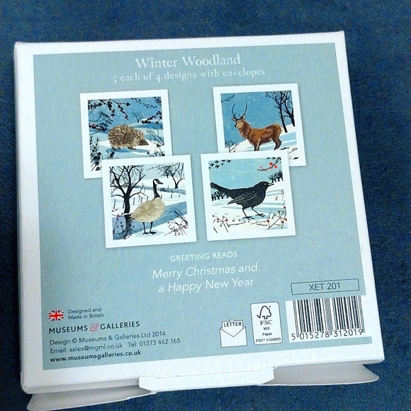 Winter Woodland Greeting Card Set - Picture 4 of 5